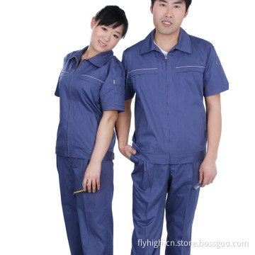 Promotional Custom Top Quality Short Sleeve Unisex Cotton Work Clothes